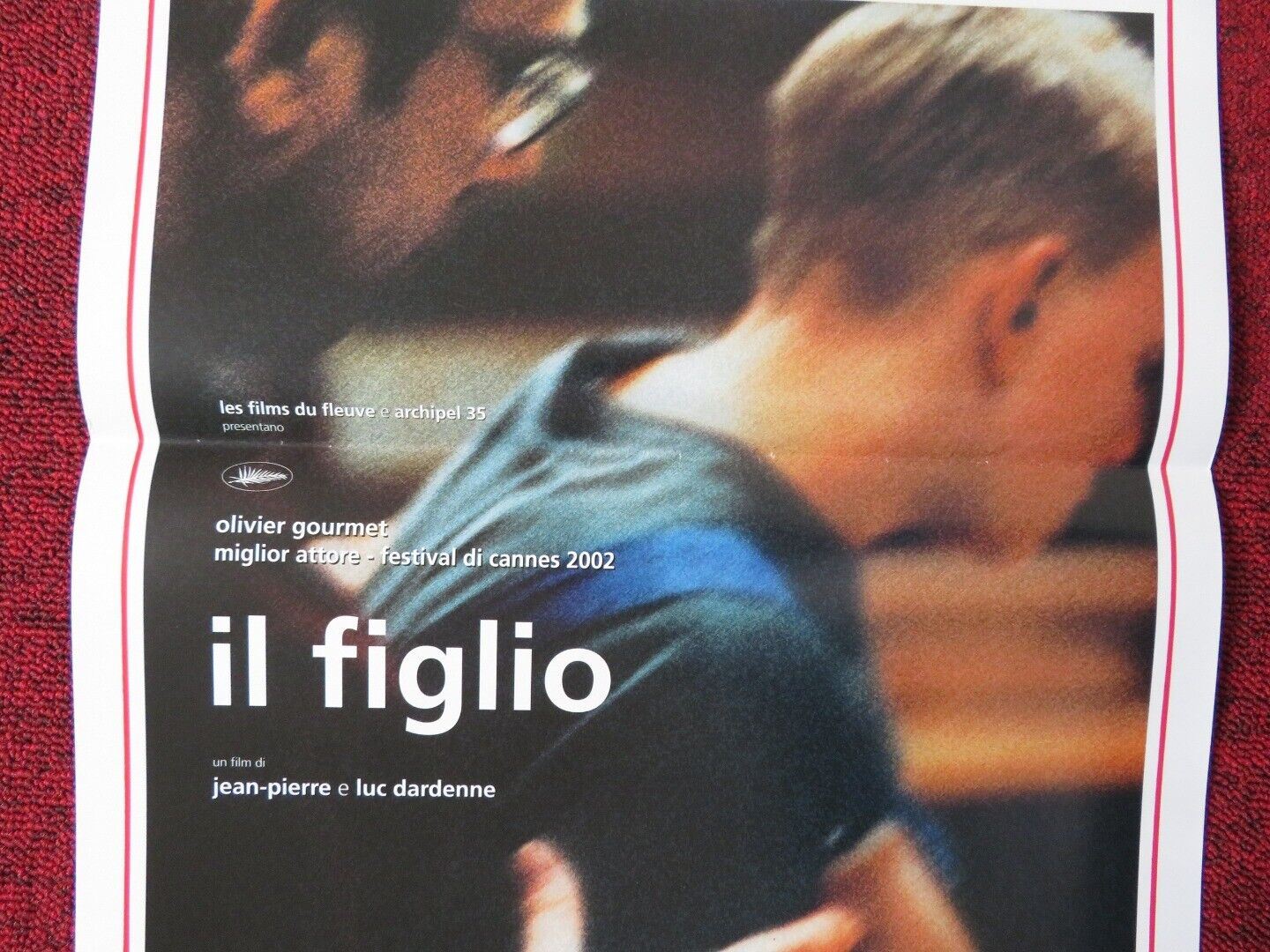 IL FIGLIO ITALIAN LOCANDINA (27.5"x13") POSTER OLIVIER GOURMET 2002 Movie posters