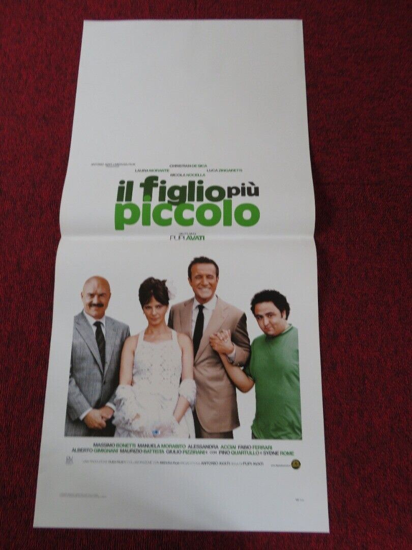 IL FIGLIOPIU PICCOLO ITALIAN LOCANDINA (27.5"x13") POSTER CHRISTIAN DE SICA '10 Movie posters