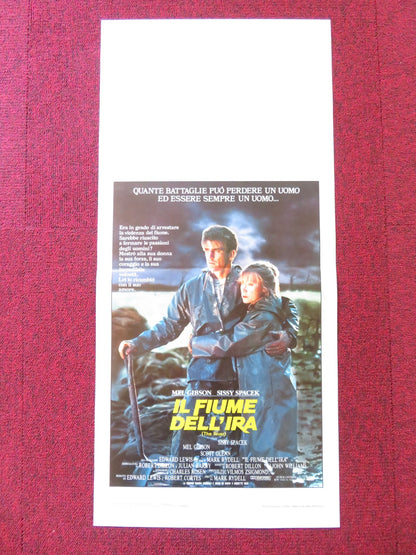 IL FIUME DELL'IRA ITALIAN LOCANDINA POSTER MEL GIBSON SISSY SPACEK 1984 Rendezvous Cinema Movie posters