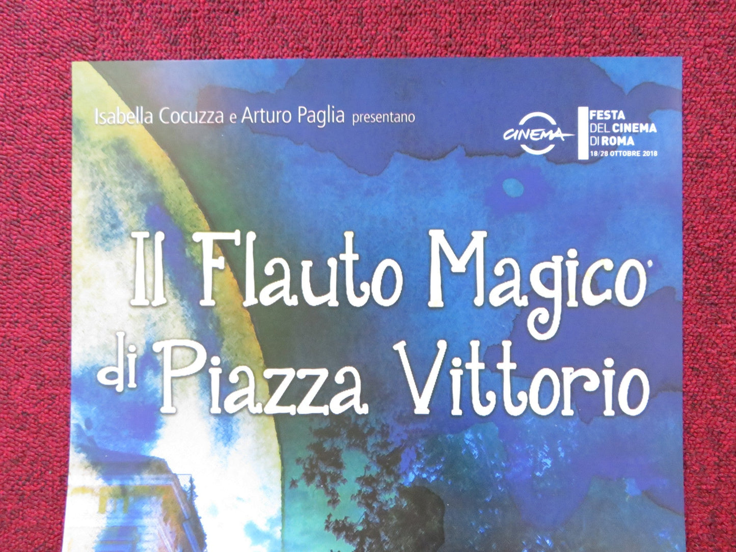 IL FLAUTO MAGICO DI PIAZZA VITTORIO ITALIAN LOCANDINA POSTER MARIO TRONCO 2018 Rendezvous Cinema Movie posters
