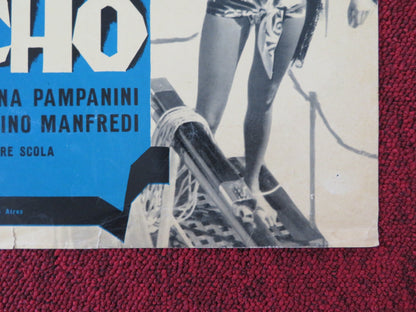 IL GAUCHO ITALIAN FOTOBUSTA POSTER VITTORIO GASSMAN AMEDEO NAZZARI 1964 Rendezvous Cinema Movie posters