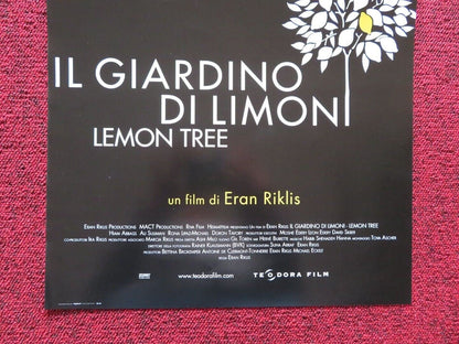 IL GIARDINO DE LIMONI / LEMON TREE ITALIAN LOCANDINA (27"x12.5") POSTER 2008 - Rendezvous Cinema