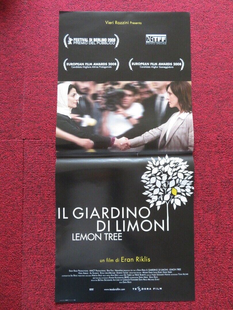 IL GIARDINO DE LIMONI / LEMON TREE ITALIAN LOCANDINA (27"x12.5") POSTER 2008 - Rendezvous Cinema