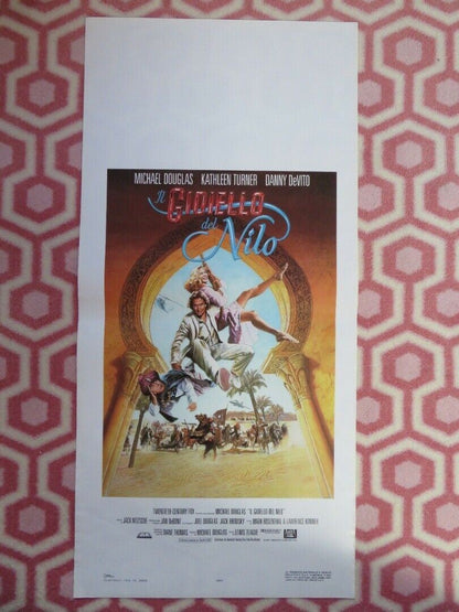 IL GIOELLO DEL NIRO ITALIAN LOCANDINA (27.5"x12.5") POSTER MICHAEL DOUGLAS 1985 Movie posters