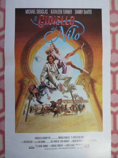 IL GIOELLO DEL NIRO ITALIAN LOCANDINA (27.5"x12.5") POSTER MICHAEL DOUGLAS 1985 Movie posters