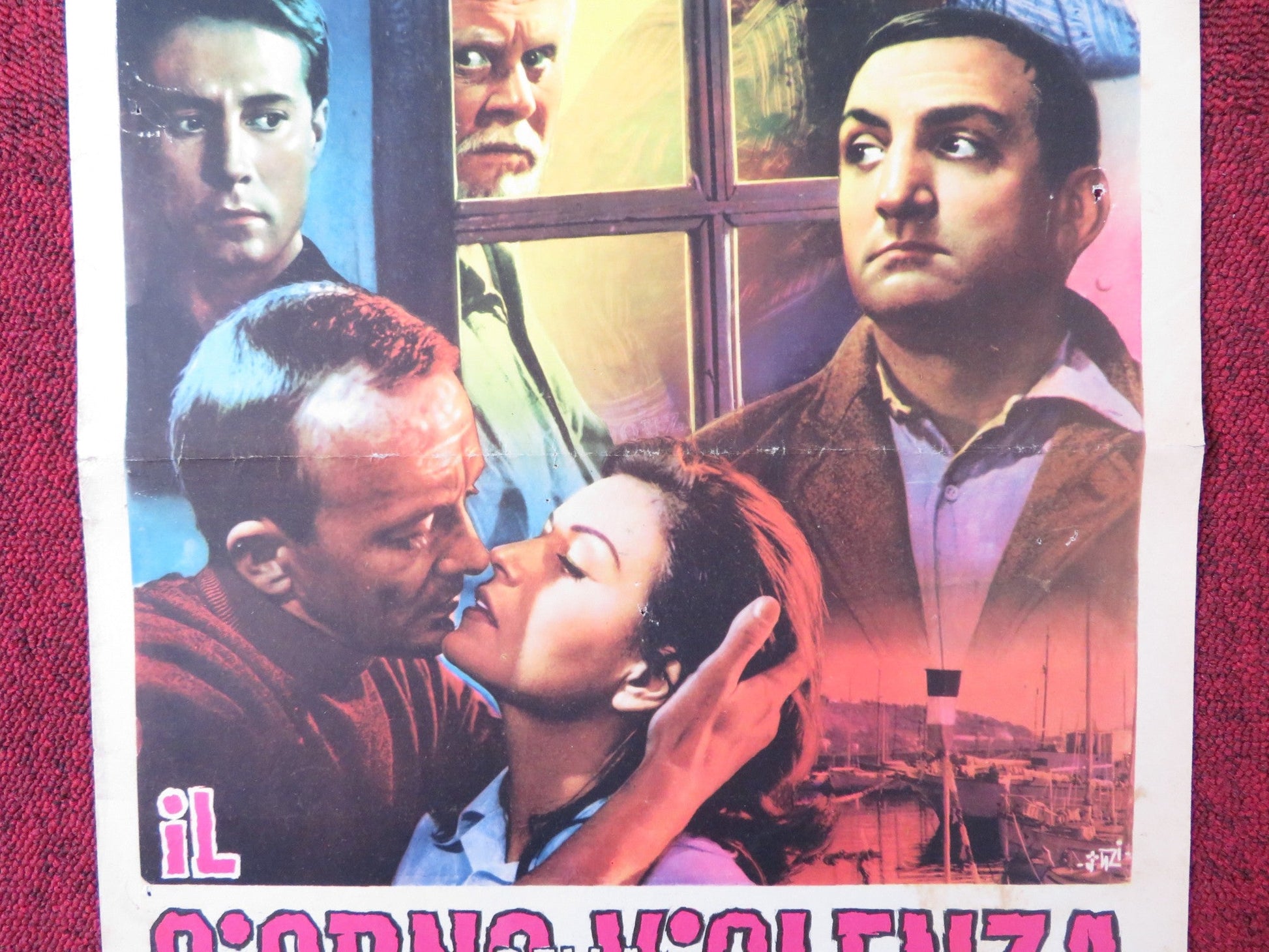 IL GIORNO DELLA VIOLENZA ITALIAN LOCANDINA POSTER E. BARTOK HANNES MESSEMER 1959 Rendezvous Cinema Movie posters