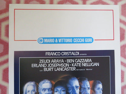 IL GIORNO PRIMA / Control ITALIAN LOCANDINA (27.5"x13") POSTER BEN GAZZARA 1987 Movie posters