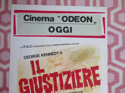 IL GIUSTIZIERE / The 'Human' Factor ITALIAN LOCANDINA (27"x13") POSTER 1975 Movie posters