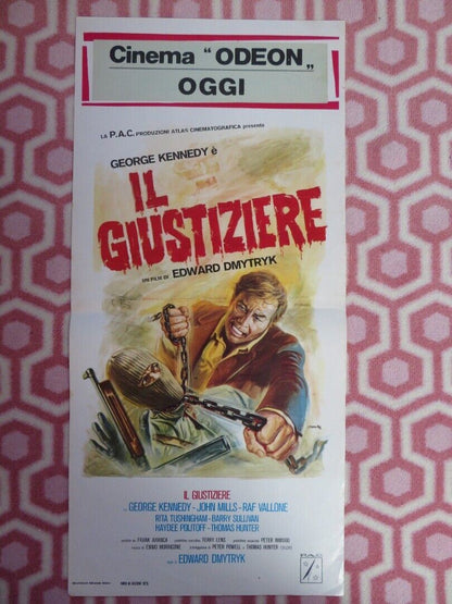 IL GIUSTIZIERE / The 'Human' Factor ITALIAN LOCANDINA (27"x13") POSTER 1975 Movie posters