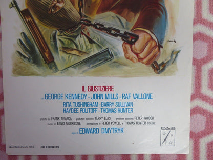 IL GIUSTIZIERE / The 'Human' Factor ITALIAN LOCANDINA (27"x13") POSTER 1975 Movie posters