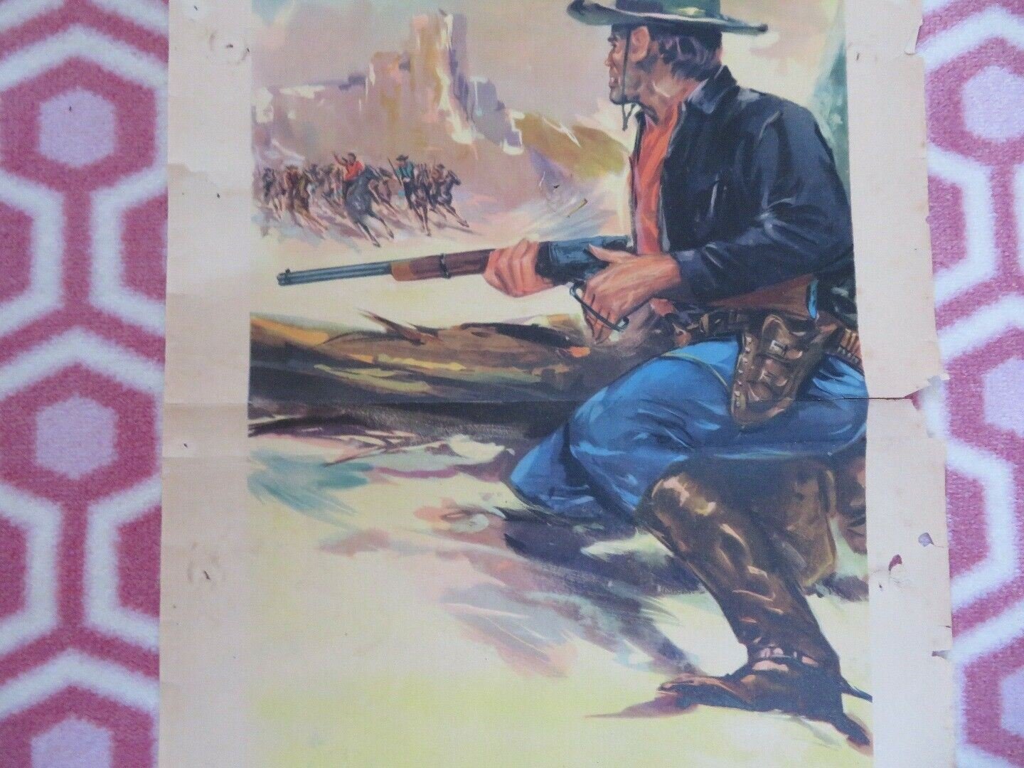 IL GRANDE AGGUATO / Brimstone ITALIAN LOCANDINA (27" x 13") POSTER ROB CAMERON Movie posters