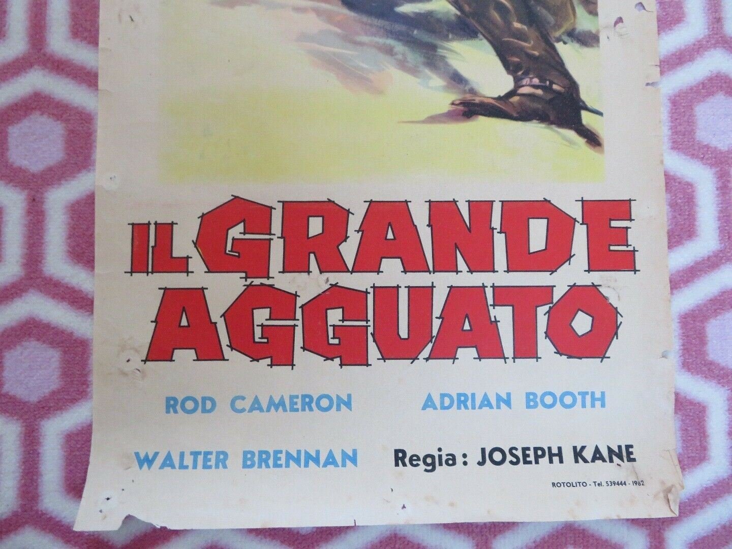 IL GRANDE AGGUATO / Brimstone ITALIAN LOCANDINA (27" x 13") POSTER ROB CAMERON Movie posters