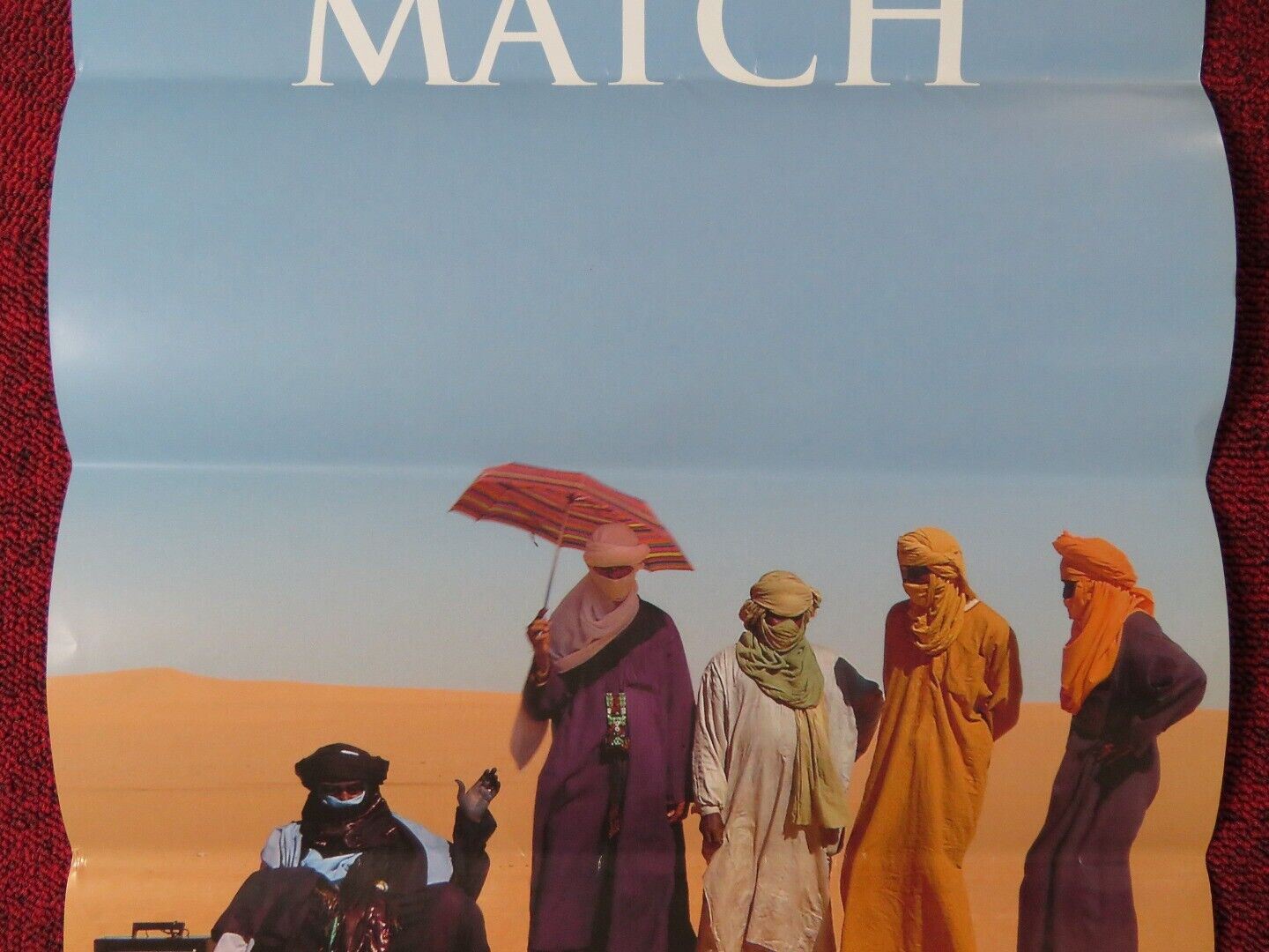 IL GRANDE MATCH ITALIAN LOCANDINA (26.5"x13") POSTER MAHAMADOU ALZOUMA 2006 Movie posters