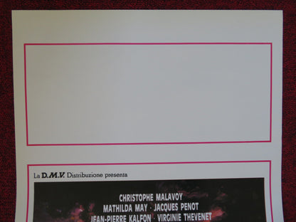 IL GRIDO DEL GUFO ITALIAN LOCANDINA (27.5"x13") POSTER CHRISTOPHE MALAVOY 1988 Rendezvous Cinema Movie posters