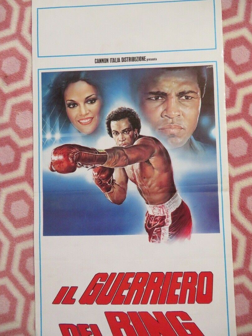 IL GUERELIERO DEL RING CANNON ITALIAN LOCANDINA (27.5"x 13")POSTER J KENNEDY '81 Movie posters