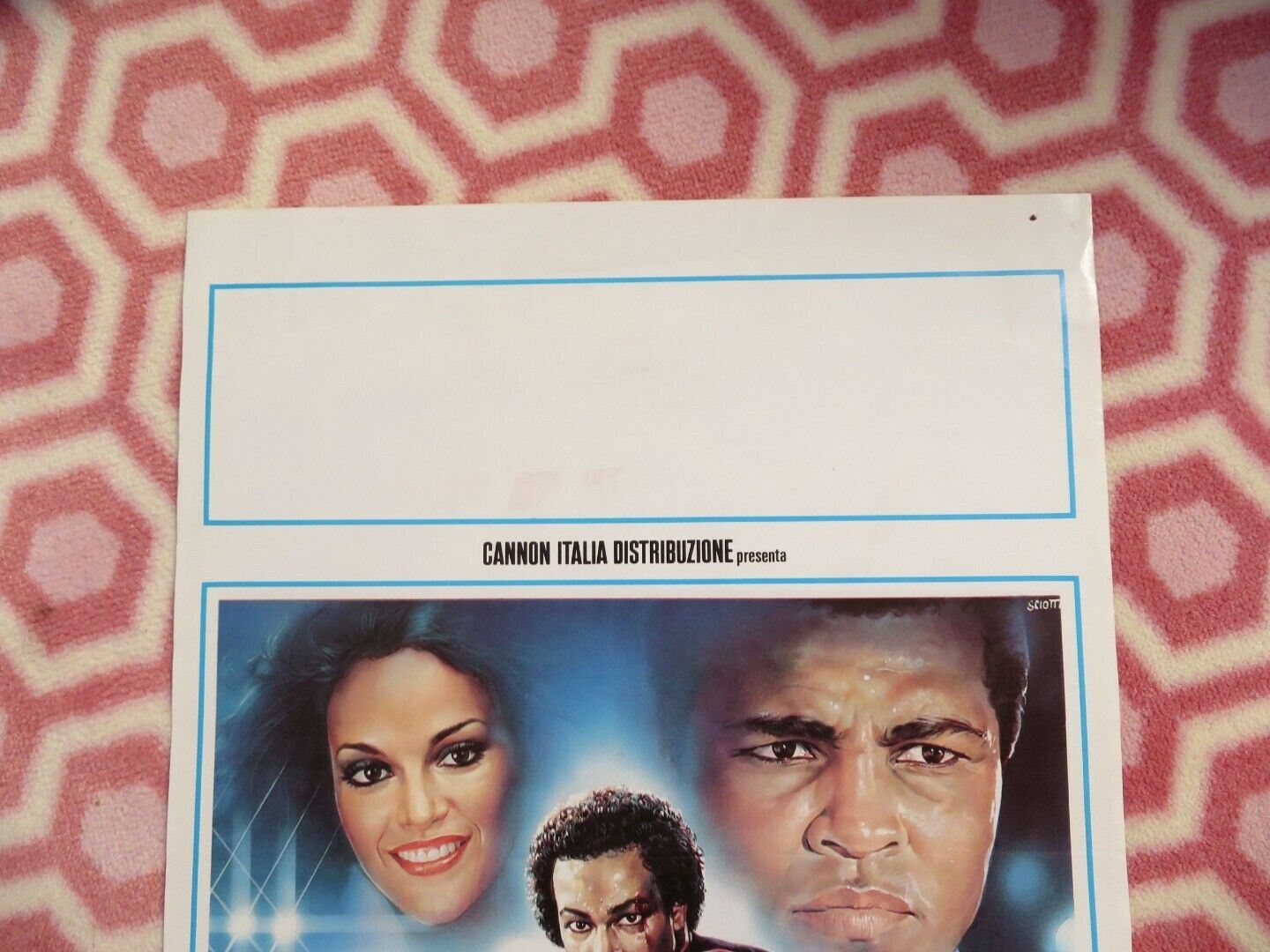 IL GUERELIERO DEL RING CANNON ITALIAN LOCANDINA (27.5"x 13")POSTER J KENNEDY '81 Movie posters