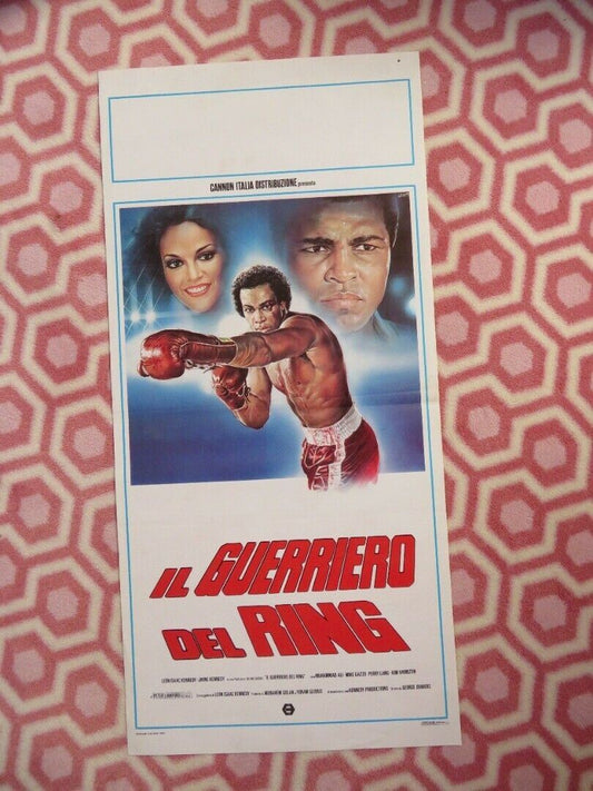 IL GUERELIERO DEL RING CANNON ITALIAN LOCANDINA (27.5"x 13")POSTER J KENNEDY '81 Movie posters