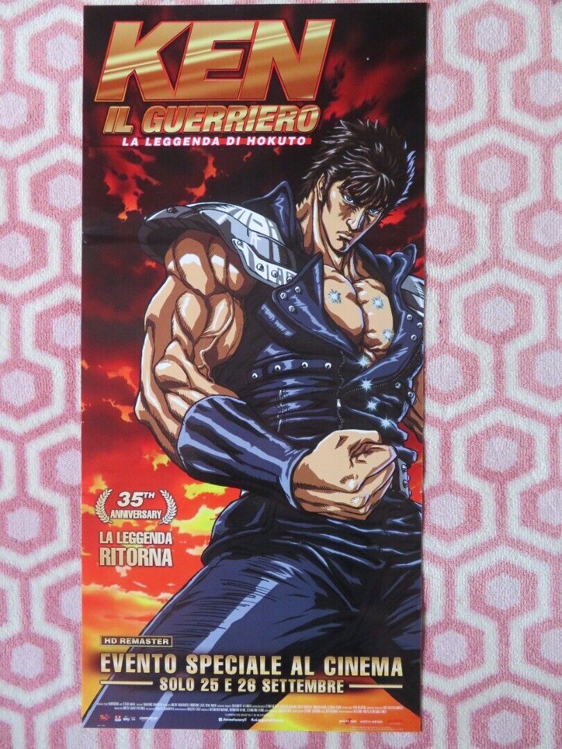 IL GUERRIERO LA LEGGENDA DI HOKUTO ITALIAN LOCANDINA (27"x12.5") POSTER '06 Movie posters
