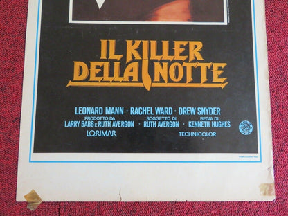 IL KILLER DELLA NOTTE ITALIAN LOCANDINA (27.5"x13.5") POSTER 1981 - Rendezvous Cinema