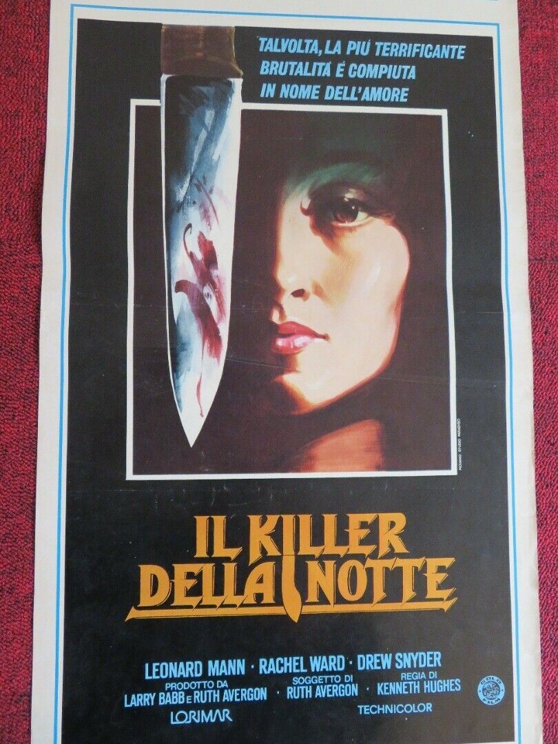IL KILLER DELLA NOTTE ITALIAN LOCANDINA (27.5"x13.5") POSTER 1981 - Rendezvous Cinema