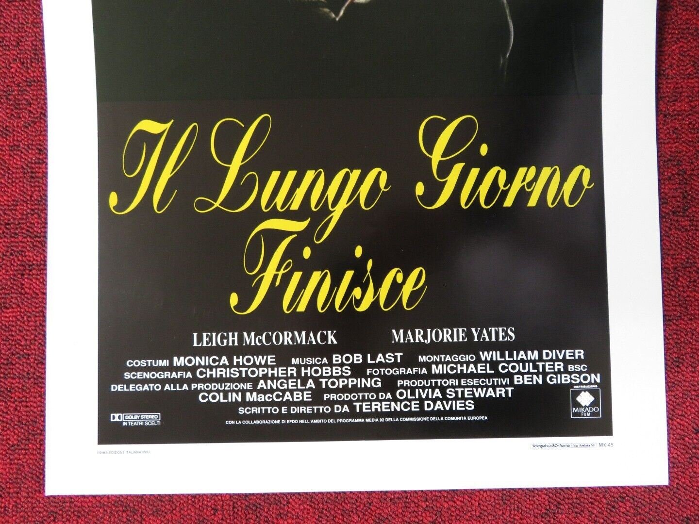 IL LUNGO GIORNO FINISCE ITALIAN LOCANDINA (27.5"x13.5") POSTER L MCCORMACK '92 Movie posters
