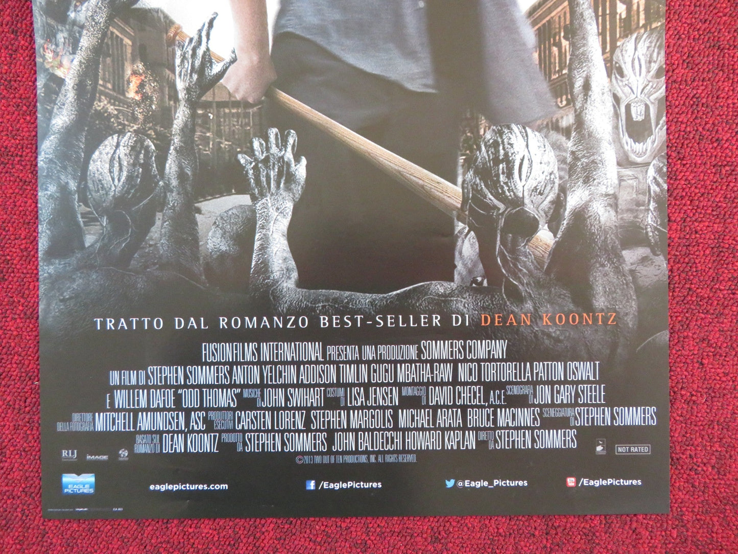 IL LUOGO DELLE OMBRE ITALIAN LOCANDINA POSTER ANTON YELCHIN ASHLEY SOMMERS 2013 Rendezvous Cinema Movie posters