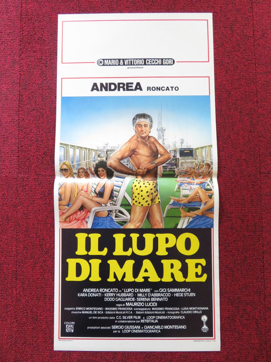 IL LUPO DI MARE ITALIAN LOCANDINA POSTER ANDREA RONCATO GIGI SAMMARCHI 1987 Rendezvous Cinema Movie posters