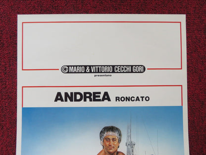 IL LUPO DI MARE ITALIAN LOCANDINA POSTER ANDREA RONCATO GIGI SAMMARCHI 1987 Rendezvous Cinema Movie posters