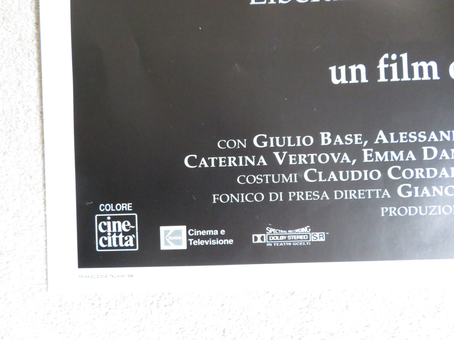 IL MACELLAIO / THE BUTCHER ITALIAN 2 FOGLIO POSTER ALBA PARIETTI MIKI MANOJLOVIC Rendezvous Cinema Movie posters