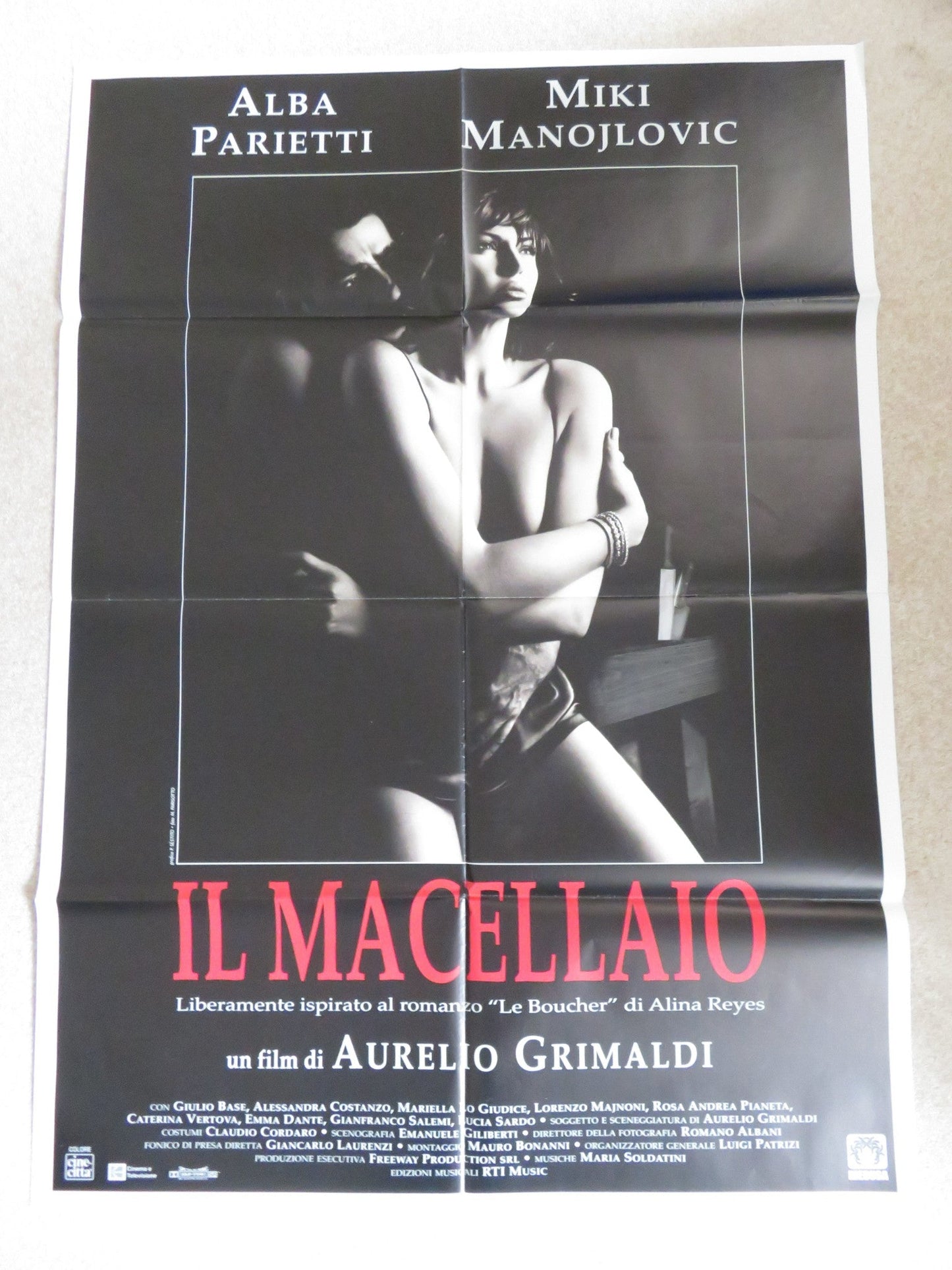 IL MACELLAIO / THE BUTCHER ITALIAN 2 FOGLIO POSTER ALBA PARIETTI MIKI MANOJLOVIC Rendezvous Cinema Movie posters