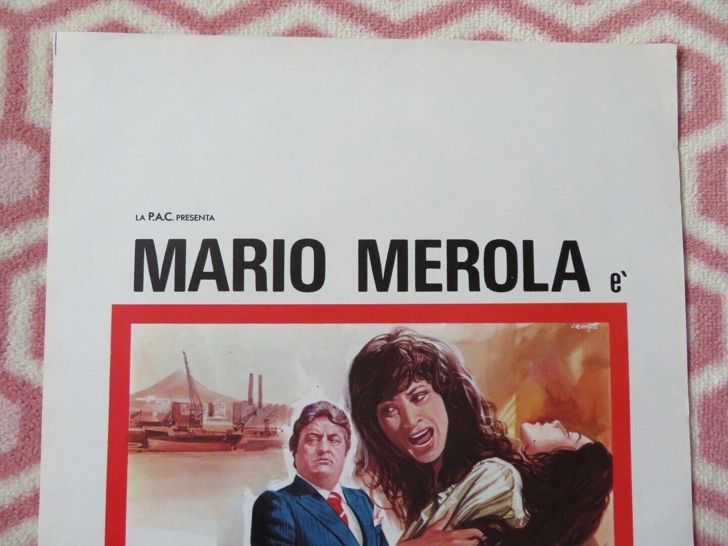 IL MAMMASANTISSIMA ITALIAN LOCANDINA (27.5"x13") POSTER 1979 Movie posters