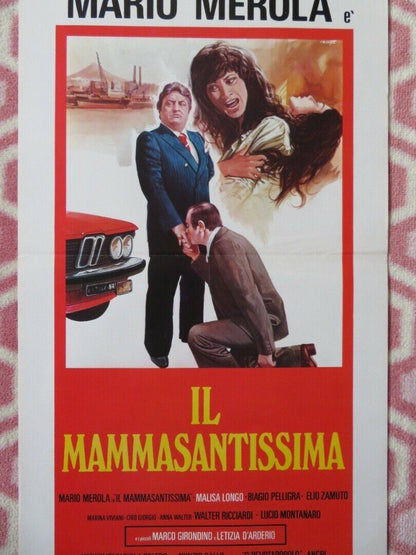 IL MAMMASANTISSIMA ITALIAN LOCANDINA (27.5"x13") POSTER 1979 Movie posters