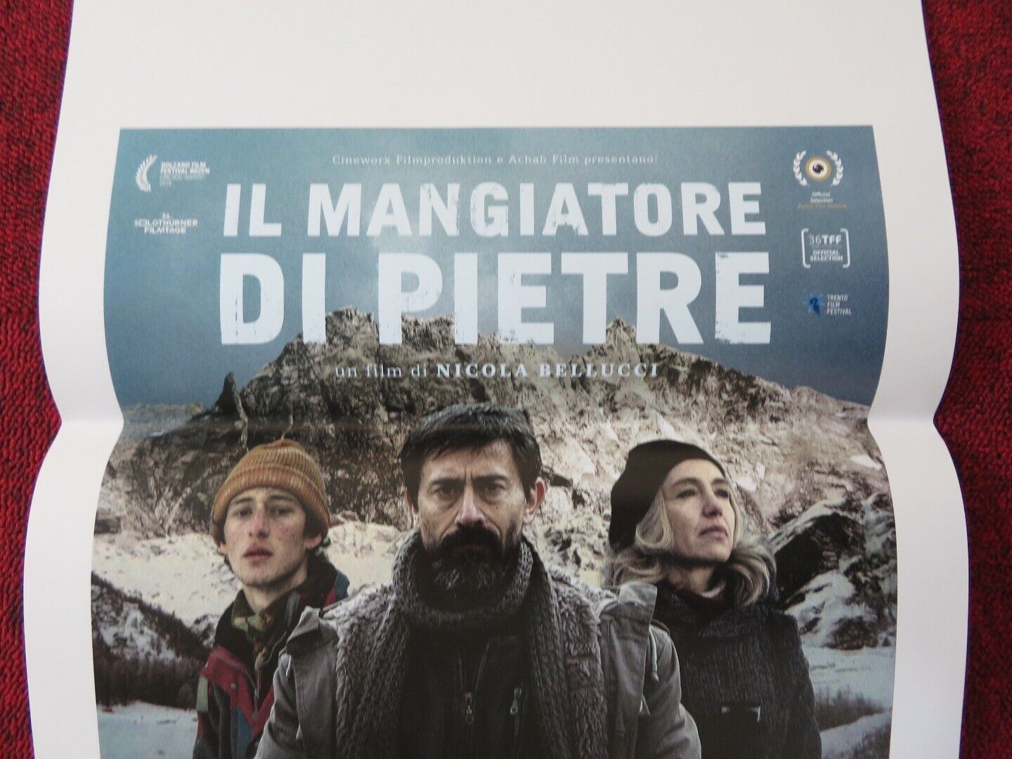 IL MANGIATORE DI PIETRE ITALIAN LOCANDINA (27.5"x13") POSTER VINCENZO CREA 2018 Movie posters