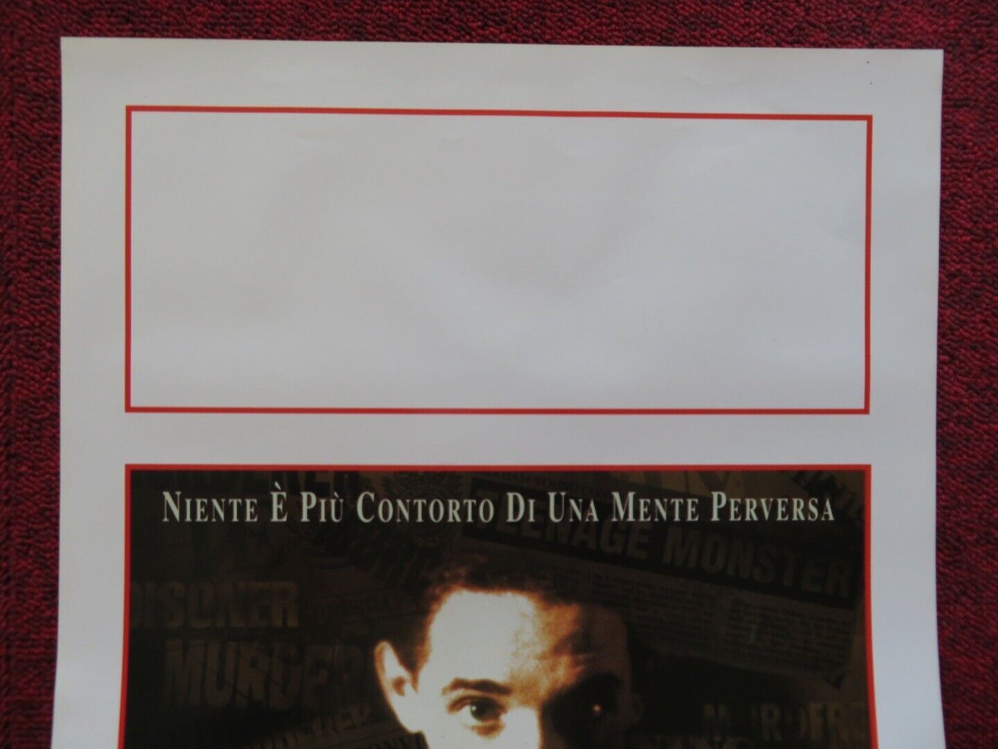 IL MANUALE DEL GIOVANE AVVELENATORE ITALIAN LOCANDINA (27.5"x13") POSTER 1996 Movie posters