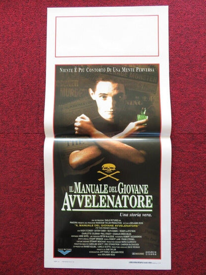 IL MANUALE DEL GIOVANE AVVELENATORE ITALIAN LOCANDINA (27.5"x13") POSTER 1996 Movie posters