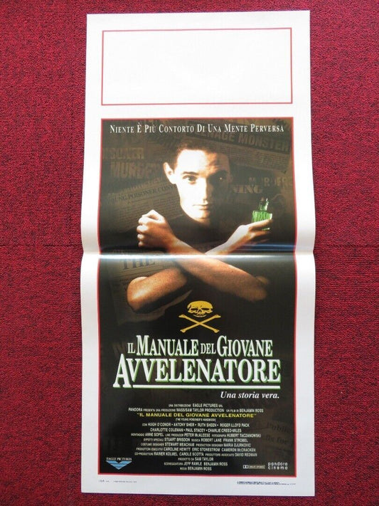 IL MANUALE DEL GIOVANE AVVELENATORE ITALIAN LOCANDINA (27.5"x13") POSTER 1996 Movie posters