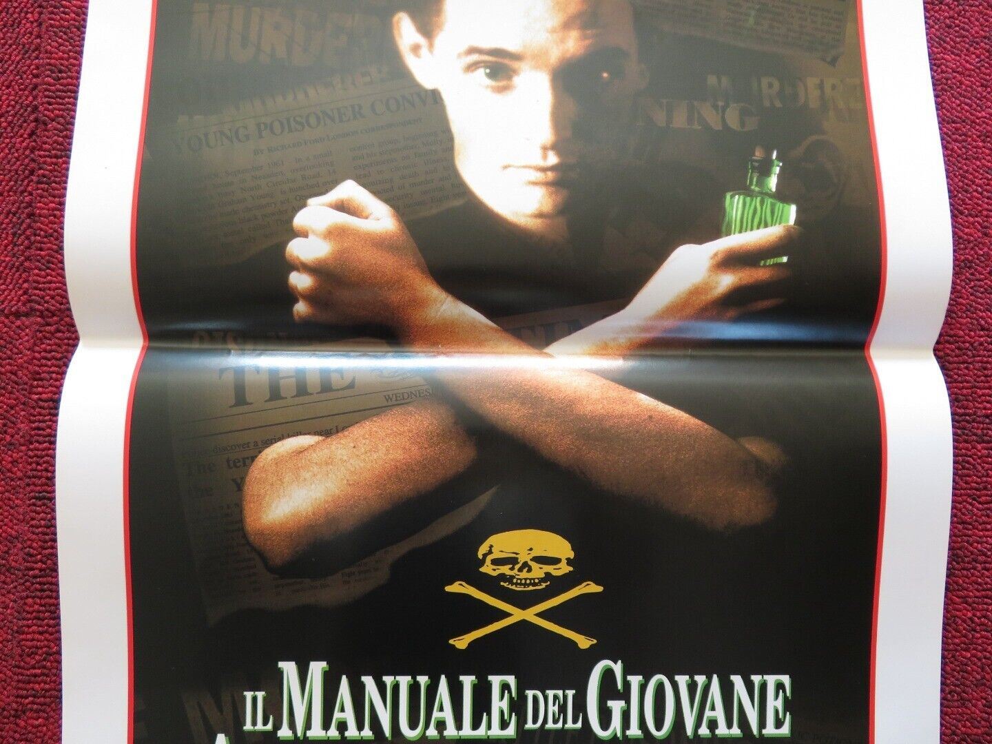 IL MANUALE DEL GIOVANE AVVELENATORE ITALIAN LOCANDINA (27.5"x13") POSTER 1996 Movie posters