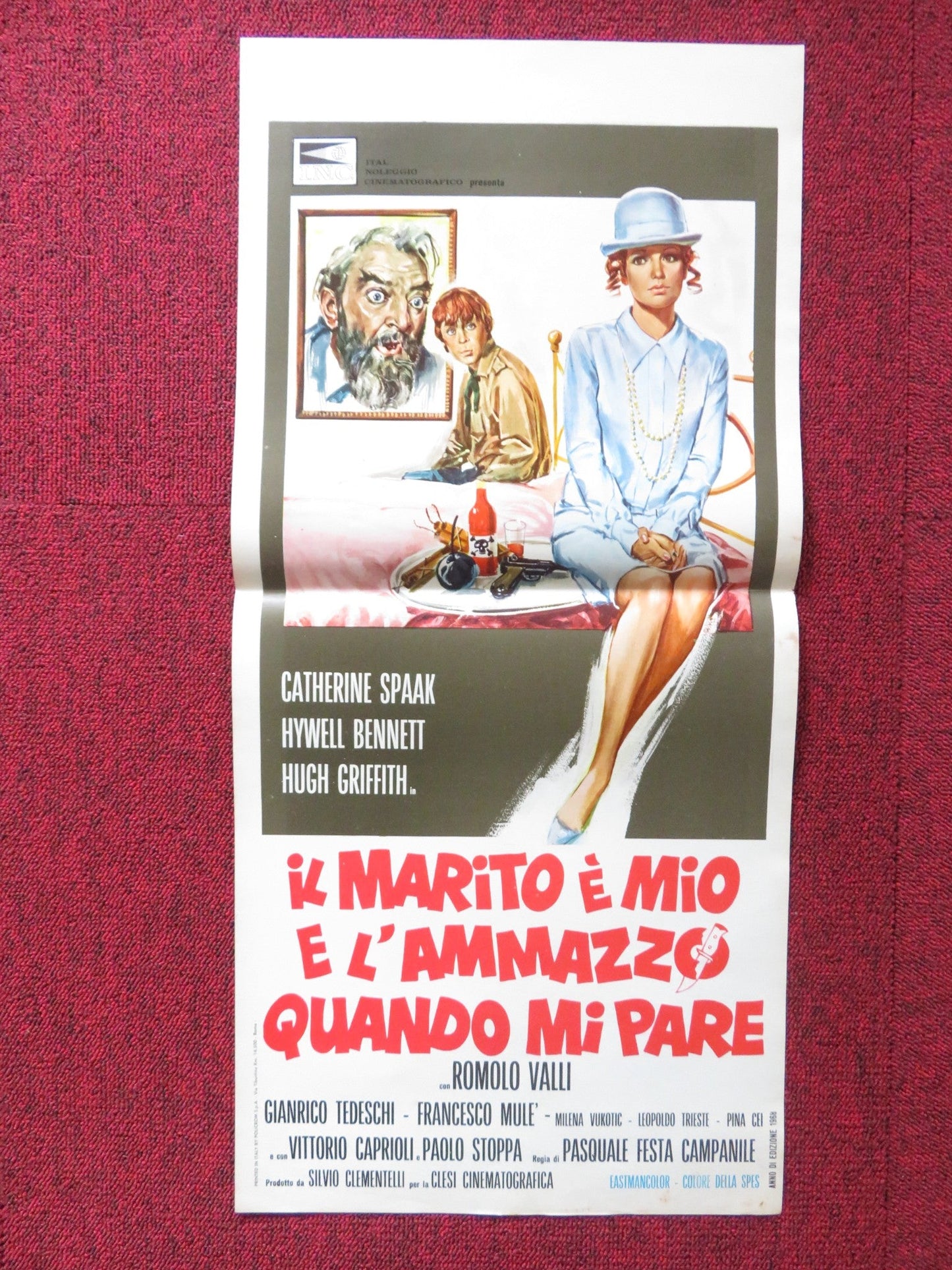 IL MARITO E MIO E L'AMMAZZO QUANDO MI PARE ITALIAN LOCANDINA POSTER 1968 Rendezvous Cinema Movie posters
