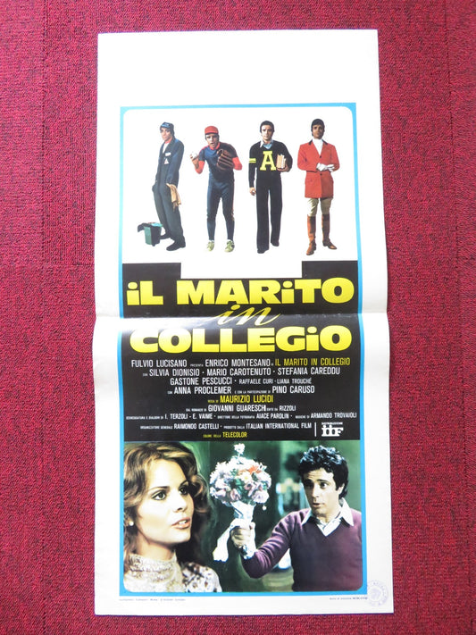 IL MARITO IN COLLEGIO ITALIAN LOCANDINA POSTER ENRICO MONTESANDO 1977 Rendezvous Cinema Movie posters