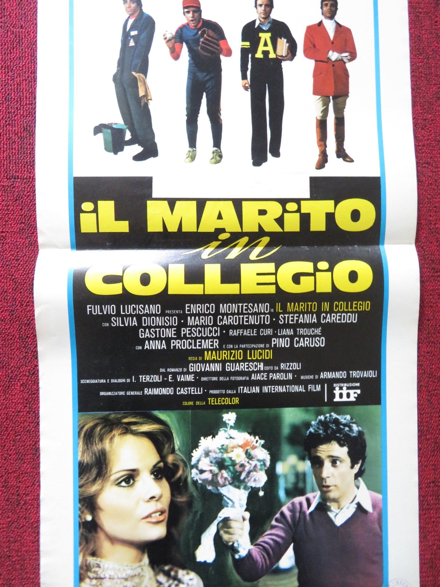 IL MARITO IN COLLEGIO ITALIAN LOCANDINA POSTER ENRICO MONTESANDO 1977 Rendezvous Cinema Movie posters