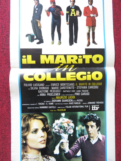 IL MARITO IN COLLEGIO ITALIAN LOCANDINA POSTER ENRICO MONTESANDO 1977 Rendezvous Cinema Movie posters