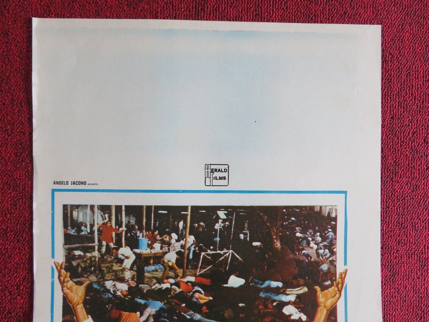 IL MASSACRO DELLA GUYANA ITALIAN LOCANDINA (27.5"x12.5") POSTER 1979 - Rendezvous Cinema