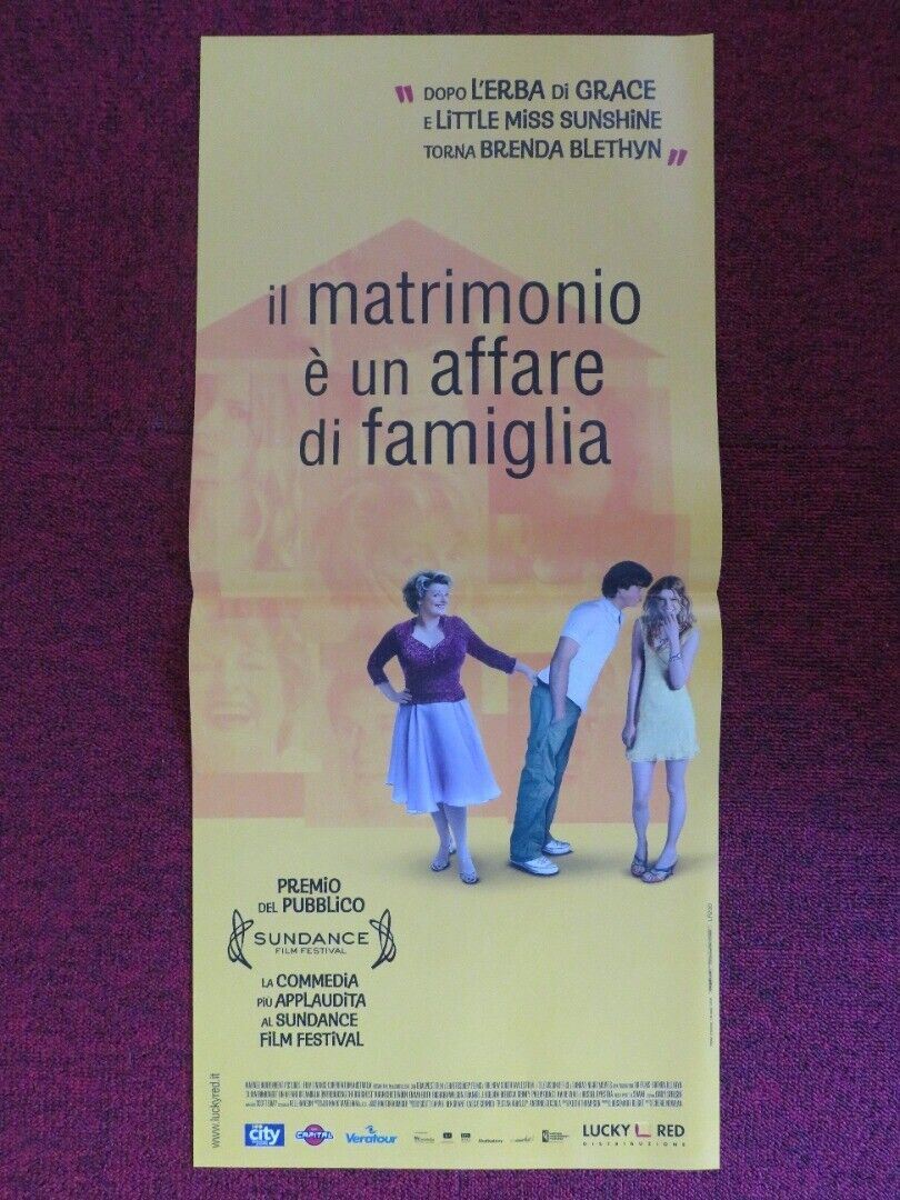 IL MATRIMONIO E UN AFFARE DI FAMIGLIA ITALIAN LOCANDINA (26.5"x12") POSTER 2007 - Rendezvous Cinema