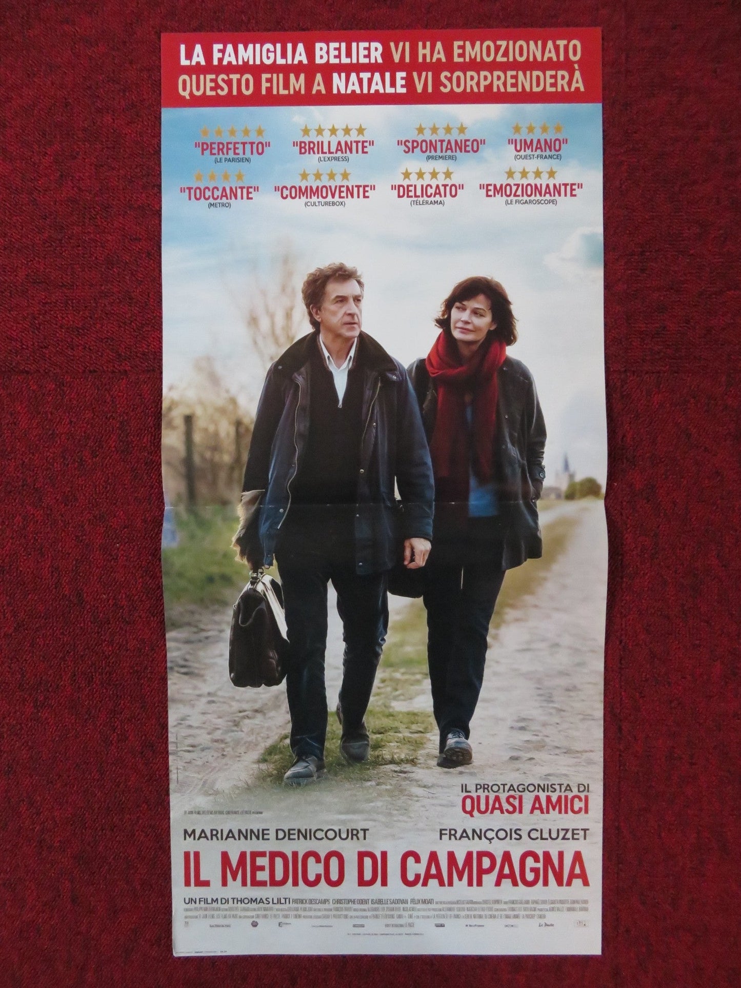 IL MEDICO DI CAMPAGNA ITALIAN LOCANDINA POSTER FRANCOIS CLUZET M. DENICOUR 2016 Rendezvous Cinema Movie posters