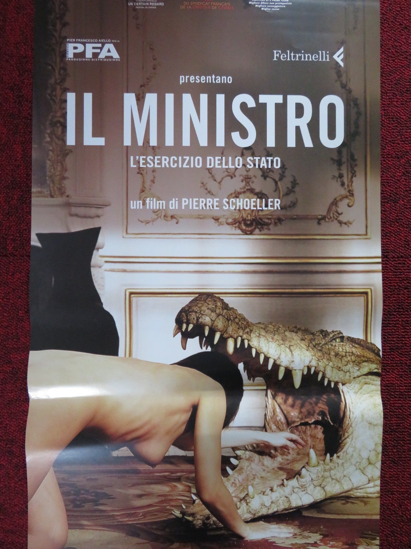 IL MINISTRO L'ESERCIZIO DELLO STATO ITALIAN LOCANDINA POSTER O GOURMET 2011 Rendezvous Cinema Movie posters