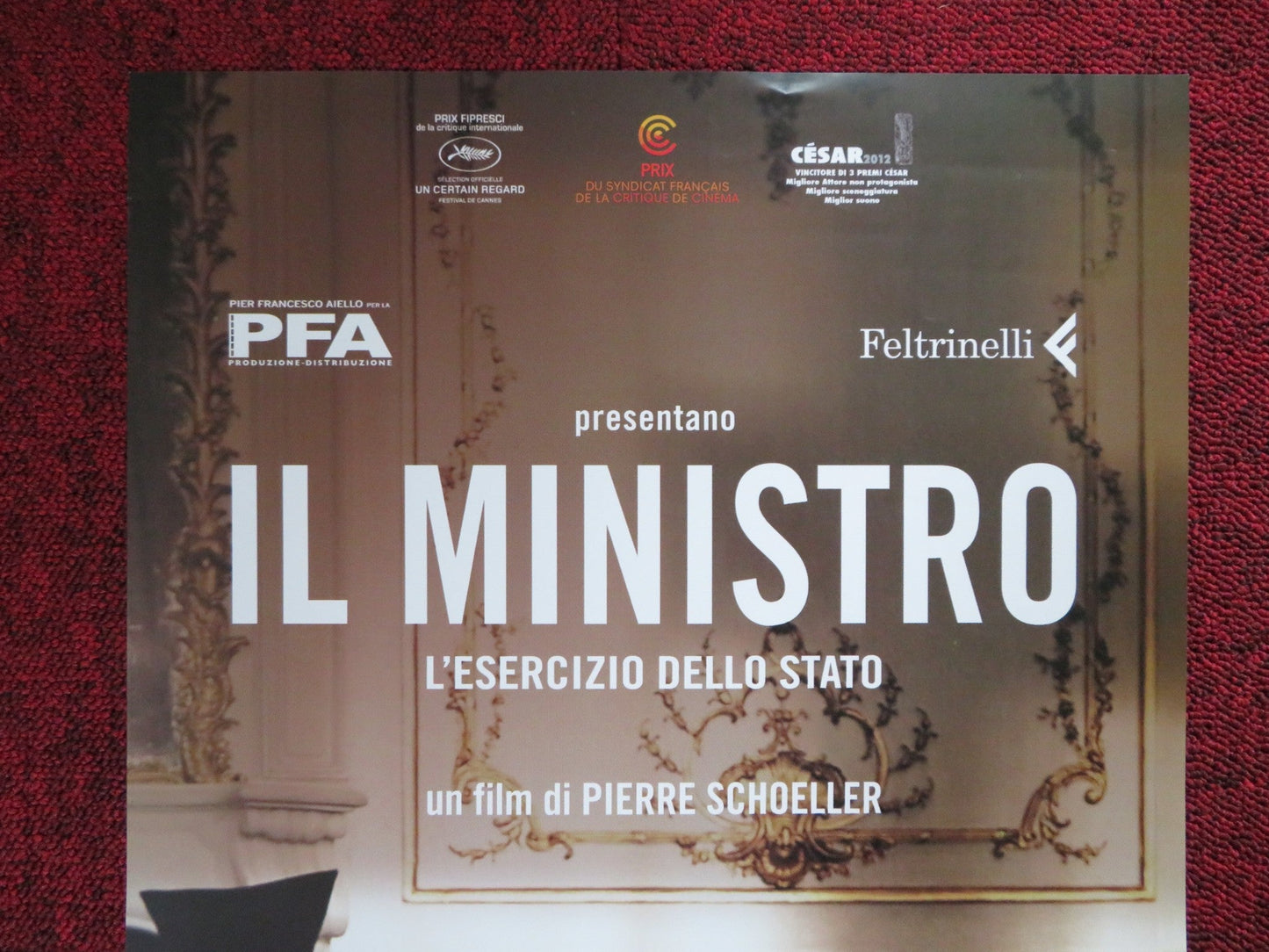 IL MINISTRO L'ESERCIZIO DELLO STATO ITALIAN LOCANDINA POSTER O GOURMET 2011 Rendezvous Cinema Movie posters