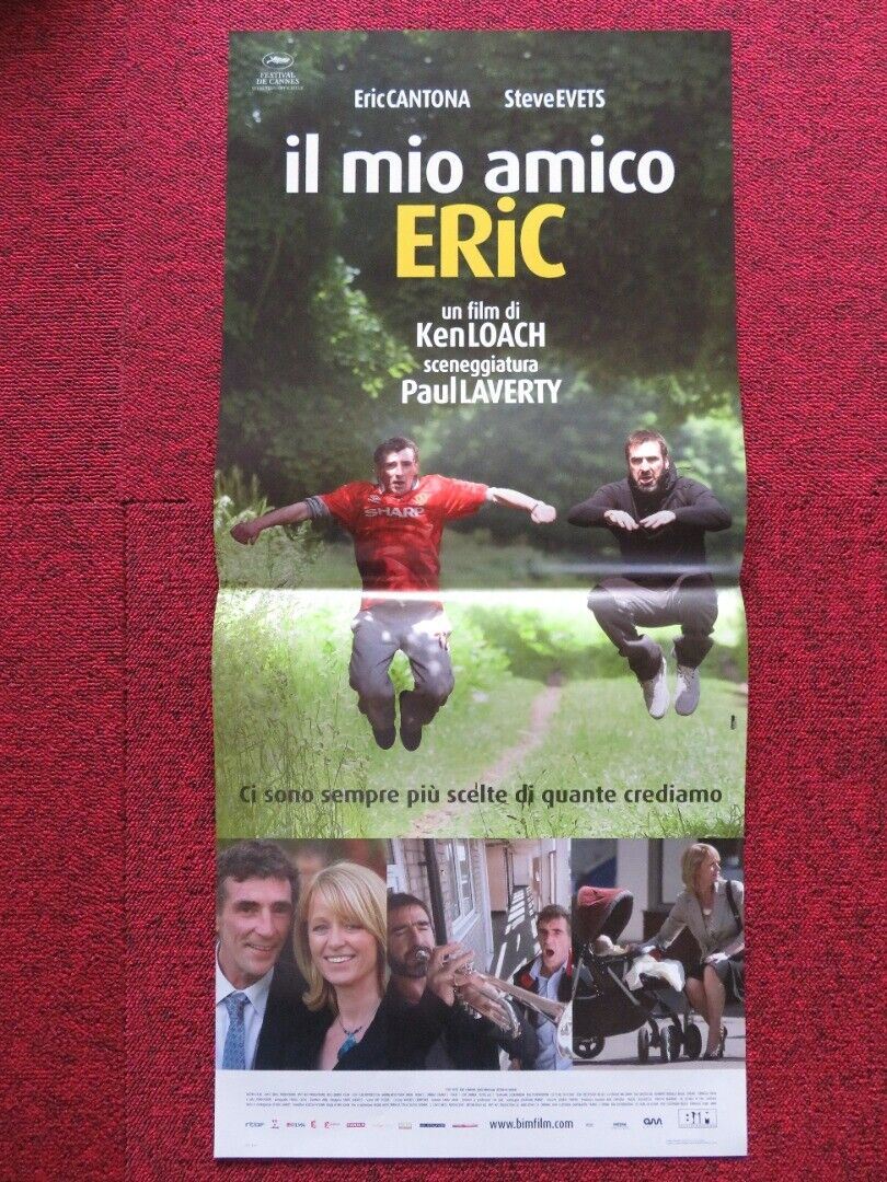 IL MIO AMICO ERIC / LOOKING FOR ERIC ITALIAN LOCANDINA (27"x12.5") POSTER 2009 - Rendezvous Cinema