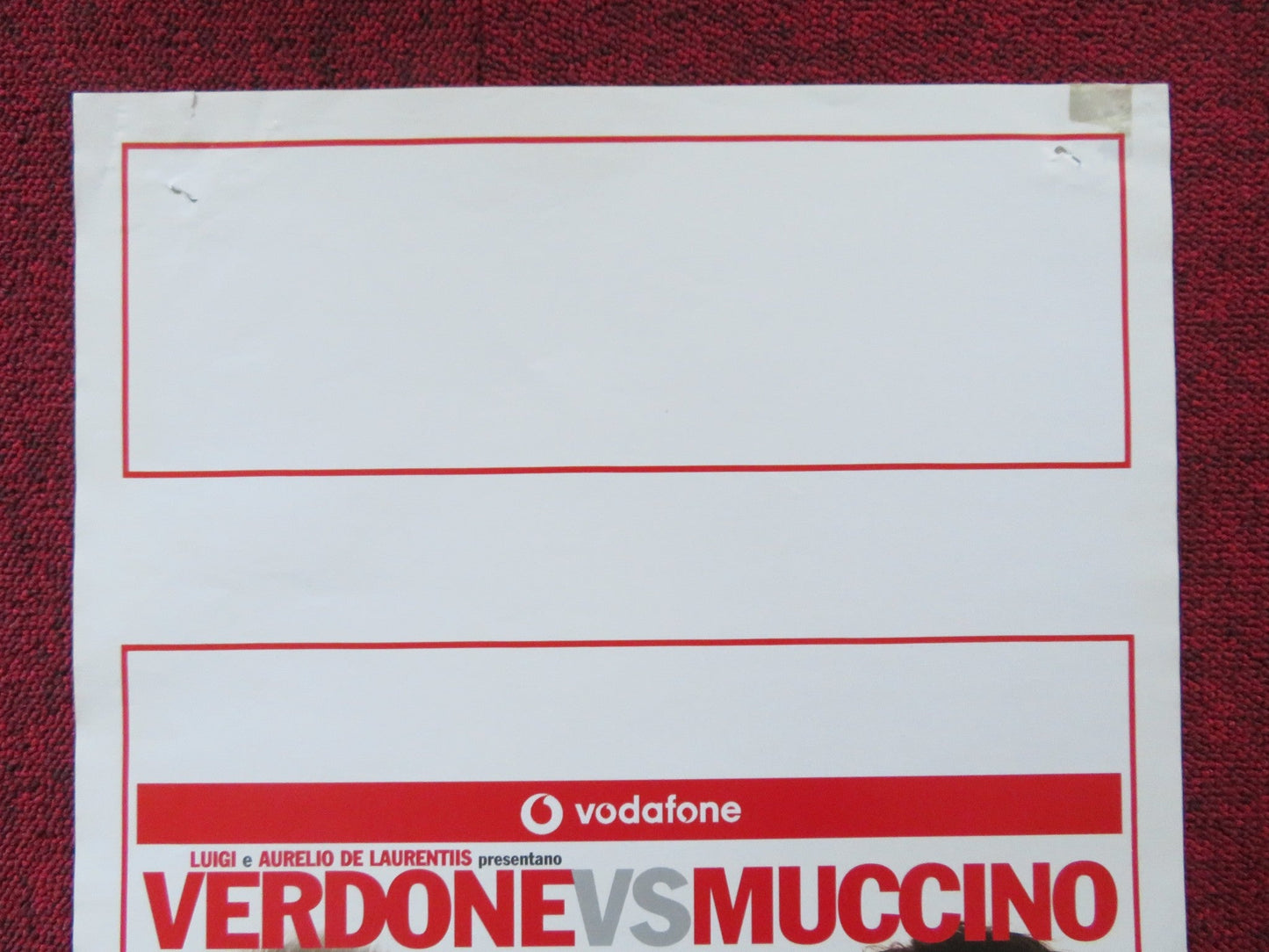 IL MIO MIGLIOR NEMICO ITALIAN LOCANDINA POSTER CARLO VERDONE SILVIO MUCCINO 2006 Rendezvous Cinema Movie posters