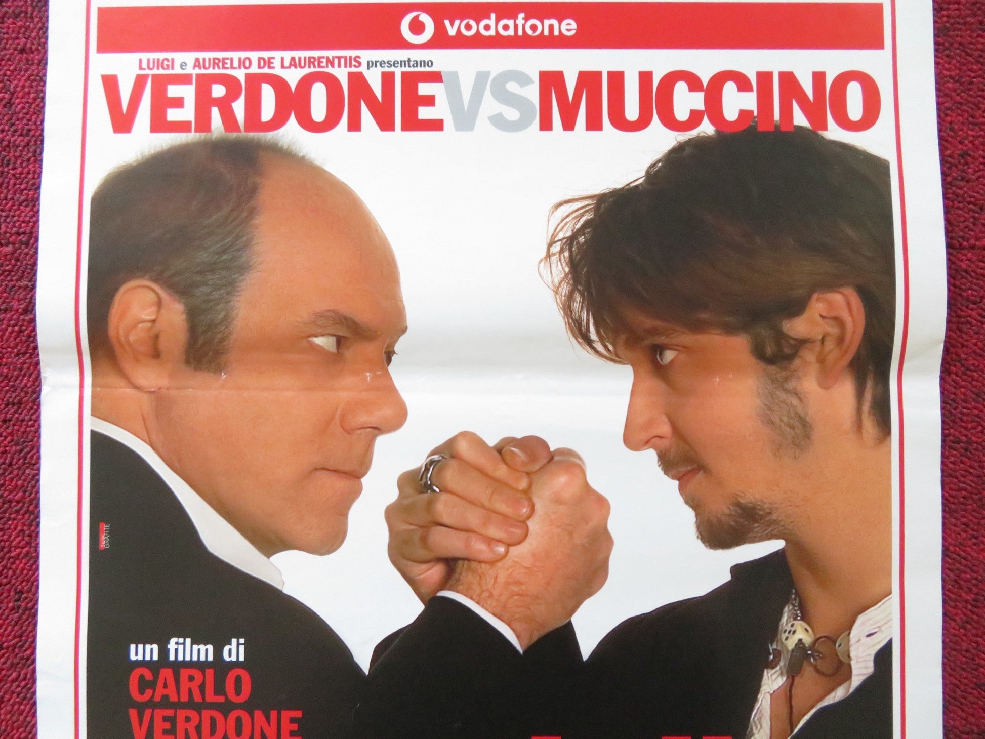 IL MIO MIGLIOR NEMICO ITALIAN LOCANDINA POSTER CARLO VERDONE SILVIO MUCCINO 2006 Rendezvous Cinema Movie posters