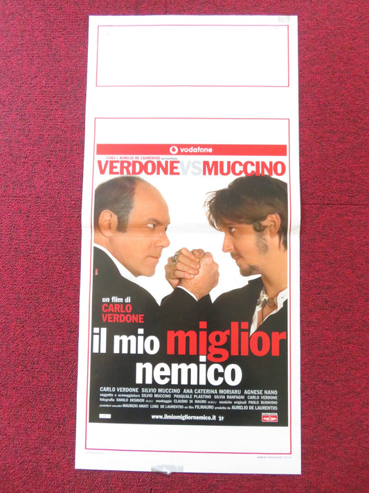 IL MIO MIGLIOR NEMICO ITALIAN LOCANDINA POSTER CARLO VERDONE SILVIO MUCCINO 2006 Rendezvous Cinema Movie posters